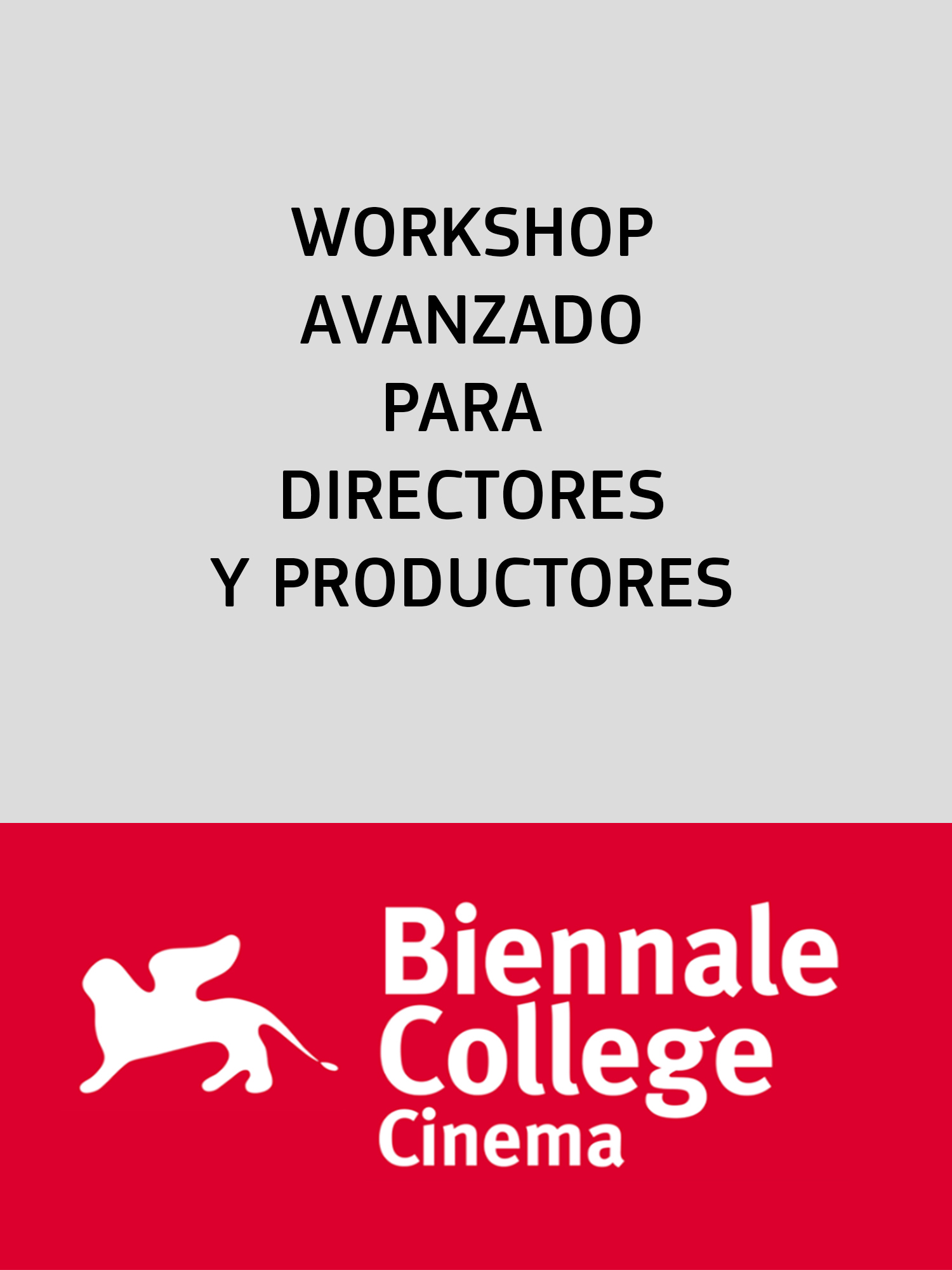 Biennale College Cinema Interior 2017