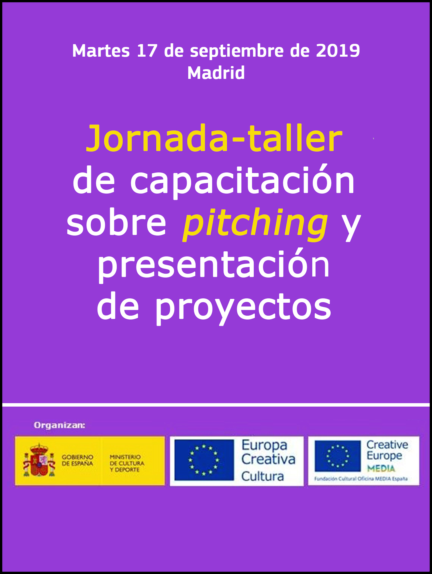EuropaCreativaMEDIAPitchingSesion2019Interior