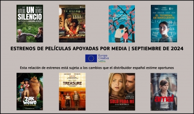 ESTRENOS SEPTIEMBRE 2024: Películas apoyadas por MEDIA