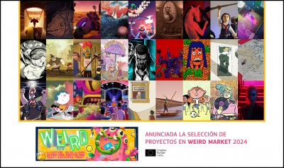 WEIRD MARKET 2024: Anuncio de su selección con 180 proyectos de animación, videojuegos, cómics y juegos de mesa