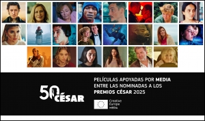 PREMIOS CÉSAR 2025: Largometrajes apoyados por MEDIA entre los nominados