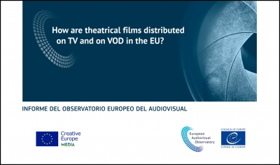 OBSERVATORIO EUROPEO DEL AUDIOVISUAL: Nuevo informe sobre cómo se distribuyen las películas de cine por televisión y VoD en la UE