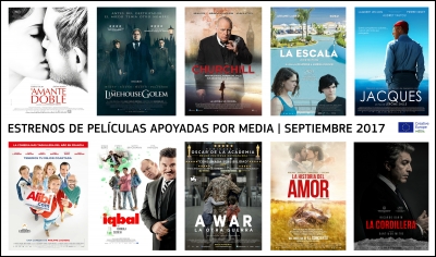 ESTRENOS SEPTIEMBRE 2017: Películas apoyadas por MEDIA
