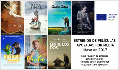 ESTRENOS MAYO 2017: Películas apoyadas por MEDIA