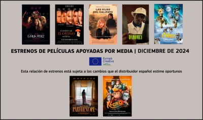 ESTRENOS DICIEMBRE 2024: Películas apoyadas por MEDIA