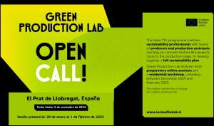 TORINOFILMLAB: Abierta la convocatoria de Green Production Lab (edición en El Prat, Barcelona)