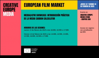 EUROPEAN FILM MARKET 2025: Introducción práctica a la MEDIA Carbon Calculator