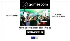 GAMESCOM 2024: Asiste bajo el paraguas de MEDIA Stands
