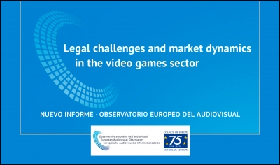 OBSERVATORIO EUROPEO DEL AUDIOVISUAL: Nuevo informe sobre el sector de los videojuegos (desafíos legales y dinámicas de mercado)