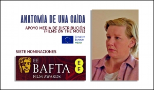 PREMIOS BAFTA 2024: ANATOMÍA DE UNA CAÍDA de Justine Triet (apoyo MEDIA de distribución) entre las más nominadas
