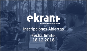 EKRAN+ 2019: Abiertas las inscripciones