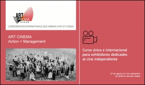 CICAE: Art Cinema (Action + Management) para exhibidores de cine