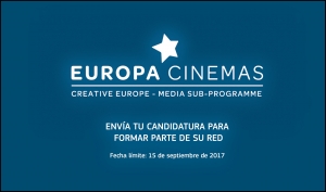 EUROPA CINEMAS: Abierto plazo de envío de candidaturas para formar parte de su red