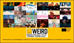 WEIRD MARKET 2024: Anuncio de sus cortometrajes a concurso y de sus empresas participantes en la jornada de recruitment