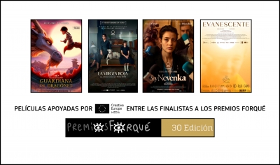 PREMIOS FORQUÉ: Películas con ayudas de MEDIA entre las finalistas de su 30ª edición