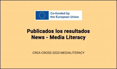 RESULTADOS: Convocatoria MEDIA Literacy (CREA-CROSS-2023-MEDIALITERACY)