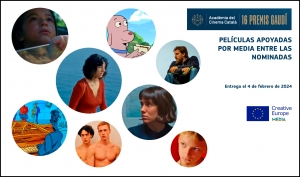 PREMIOS GAUDÍ 2024: Películas apoyadas por MEDIA entre las nominadas