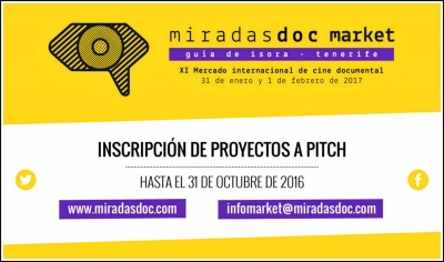 MIRADASDOC MARKET PITCH 2017: Inscribe tu proyecto