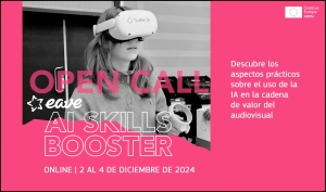 EAVE: Apúntate a su nuevo curso online AI Skills Booster sobre inteligencia artificial en el sector audiovisual