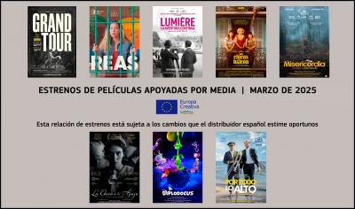 ESTRENOS MARZO 2025: Películas apoyadas por MEDIA