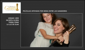 PREMIOS GAUDÍ: Cuatro películas apoyadas por MEDIA en el palmarés de esta edición