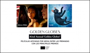 GLOBOS DE ORO 2025: Largometrajes apoyados por MEDIA entre los premiados