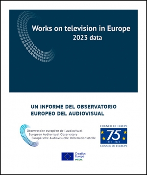 Obras audiovisuales en la televisión en Europa (datos de 2023)