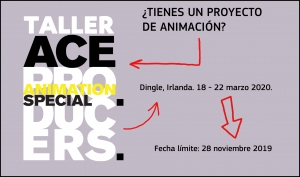 ACE PRODUCERS ANIMATION SPECIAL: Abierto el plazo de inscripción