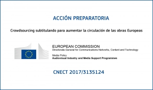 ACCIÓN PREPARATORIA: Crowdsourcing, subtitulando para aumentar la circulación de las obras Europeas