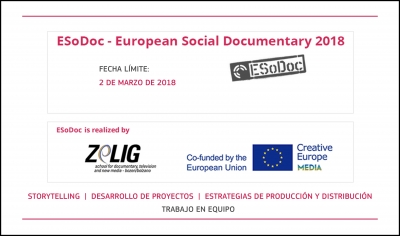 ESODOC: Formación intensiva en desarrollo de proyectos, storytelling y nuevos modelos de producción