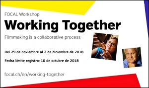 WORKING TOGETHER (FOCAL): Nuevo taller sobre el trabajo en equipo en el cine