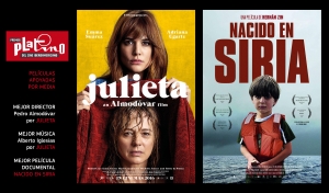 PREMIOS PLATINO: Los filmes JULIETA y NACIDO EN SIRIA entre los ganadores
