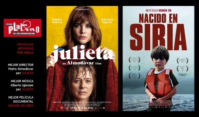 PREMIOS PLATINO: Los filmes JULIETA y NACIDO EN SIRIA entre los ganadores