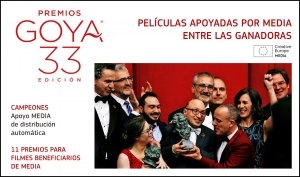 PREMIOS GOYA 2019: Películas apoyadas por MEDIA entre las ganadoras