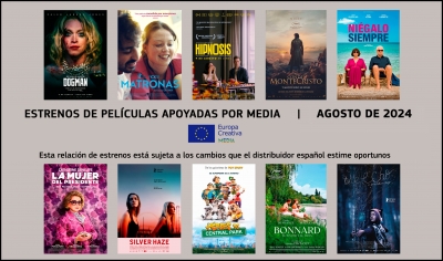 ESTRENOS AGOSTO 2024: Películas apoyadas por MEDIA